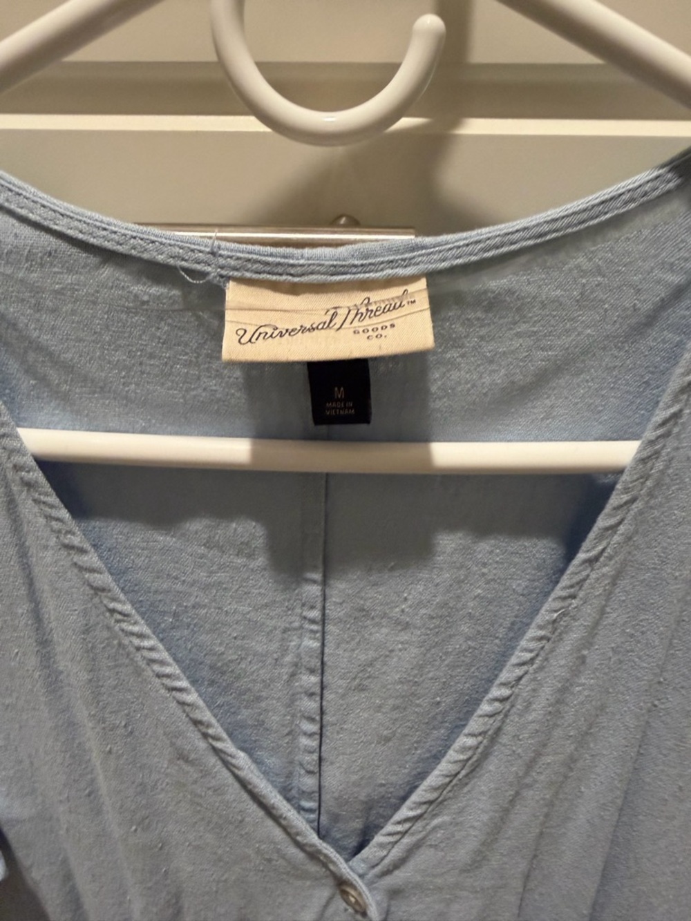Universal Thread Light Blue Button-Front High-Low Dress - Picture 3 of 3
